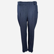 J By J 5531 Viscose Stretch Pants Dark Blue