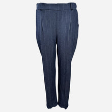 J By J 5531 Viscose Stretch Pants Dark Blue