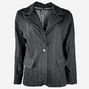 J By J 5558 Viscose Stretch Blazer Black