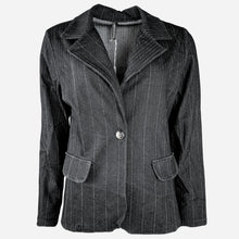 J By J 5558 Viscose Stretch Blazer Black