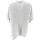 J By J 5778 Linen Pocket Blouse White