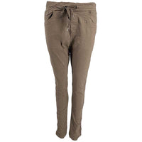 J By J 600083 Stretch Pants Fango - J BY J Fashion
