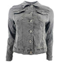 J By J 6292 Stretch Jacket Grey - J BY J Fashion