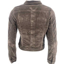 J By J 6843 Velvet Jacket Brown - J BY J Fashion