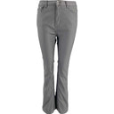 J By J 6866 Wide Stretch Pants Coated Grey - J BY J Fashion