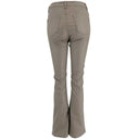 J By J 6866 Wide Stretch Pants Coated Taupe - J BY J Fashion