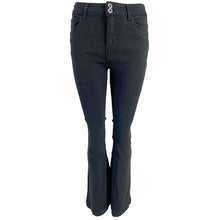 J By J 8048 Flare Jeans Black - J BY J Fashion