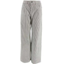 J By J 8062 Wide Stribe Stretch Pants White - J BY J Fashion