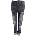 J By J 8457 Stretch Jeans Black - J BY J Fashion