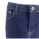 J By J 9233 Stretch Denim Skirt Dark Blue - J BY J Fashion