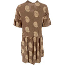 J By J 9404 Embroidery Dress Brown