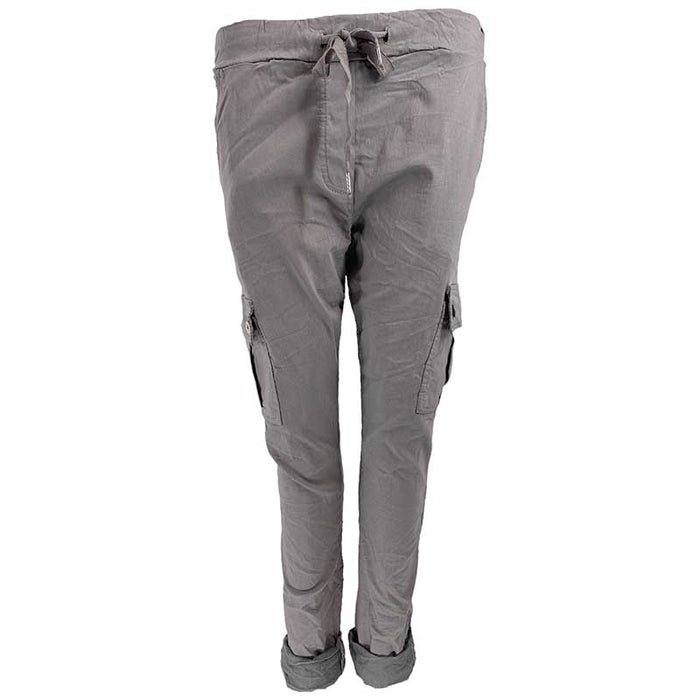 J By J 95870 Stretch Cargo Pants Grå