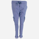 J By J 95870 Stretch Cargo Pants Medium Blue