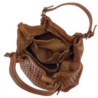 J By J Braided Leather Bag Brown - J BY J Fashion