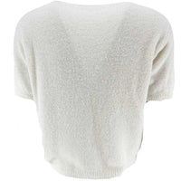 J By J Button Down SS Knit Off White