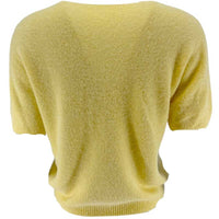 J By J Button Down SS Knit Yellow