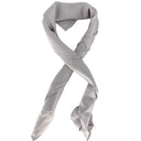J By J F-229 Mini Viscose Scarf Grey - J BY J Fashion