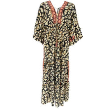 J By J Floral Long Silk Dress Sand