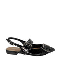 J By J H121 Varnish Sandal Black