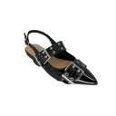 J By J H121 Varnish Sandal Black