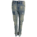 J By J H8458 Stretch Jeans Blue - J BY J Fashion