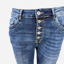 J By J MC-7018 Stretch Jeans Blue