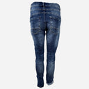 J By J MC-7018 Stretch Jeans Blue