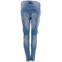 J By J MC-7277 Stretch Jeans Blue - J BY J Fashion
