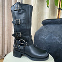 J By J MP730-3 Long Boots Black