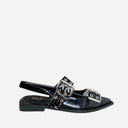J By J P1541 Shiny Loafers Black