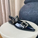 J By J P1541 Shiny Loafers Black