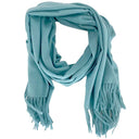 J By J QR17 Wool & Cashmere Scarf Blå - J BY J Fashion