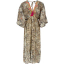 J By J TC-575 Floral Long Dress Sand