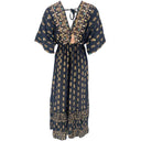 J By J TC-720 Viscose Long Dress Black