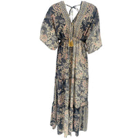 J By J TC-8020 Silk Dress Black
