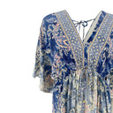 J By J TC-8020 Silk Dress Blue