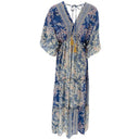 J By J TC-8020 Silk Dress Blue