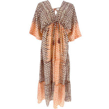 J By J TC-8020 Silk Dress Orange