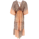 J By J TC-8020 Silk Dress Orange