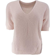 J By J V-Neck SS Knit Light Pink