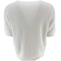 J By J V-Neck SS Knit Off White