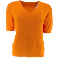 J By J V-Neck SS Knit Orange