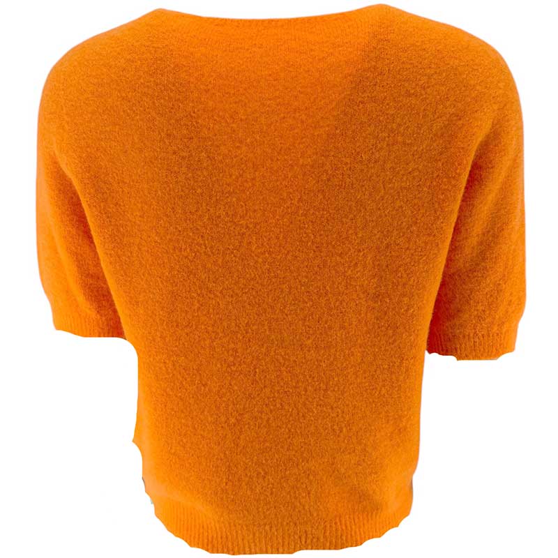 J By J V-Neck SS Knit Orange