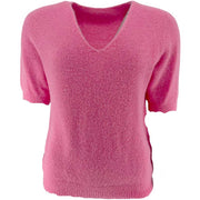 J By J V-Neck SS Knit Pink