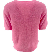 J By J V-Neck SS Knit Pink