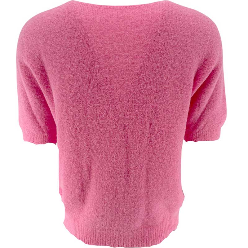 J By J V-Neck SS Knit Pink