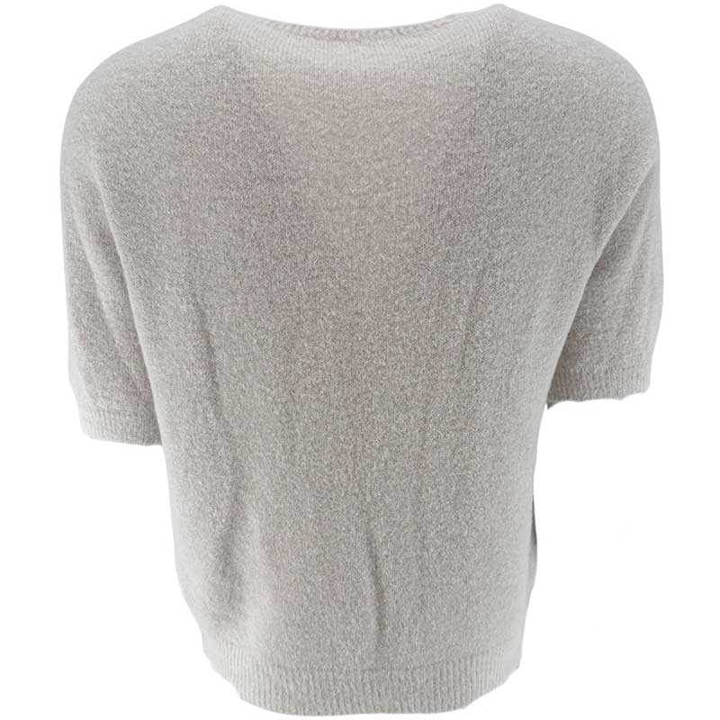 J By J V-Neck SS Knit Sand