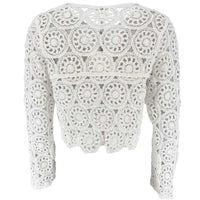 J By J ZS28005 Blond Cardigan White