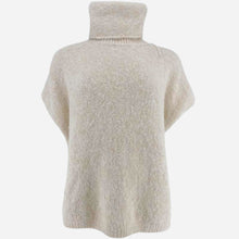 J By J 3028 SS Roll Neck Knit Beige