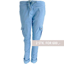 J By J 95870 Stretch Cargo Pants Lyseblå
